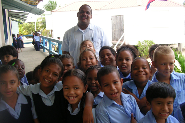 Students at St. John's Memorial Elementary School